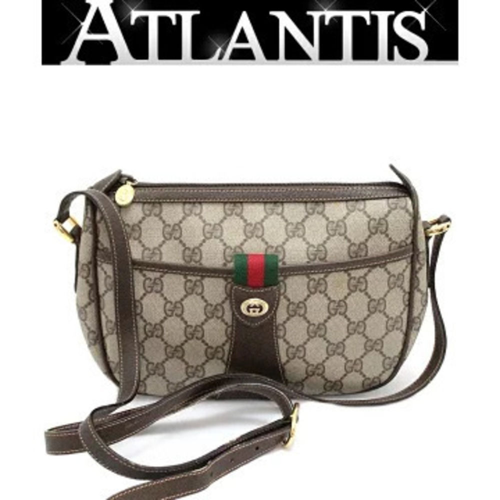 Gucci Sherry GG Shoulder Bag Beige Brown